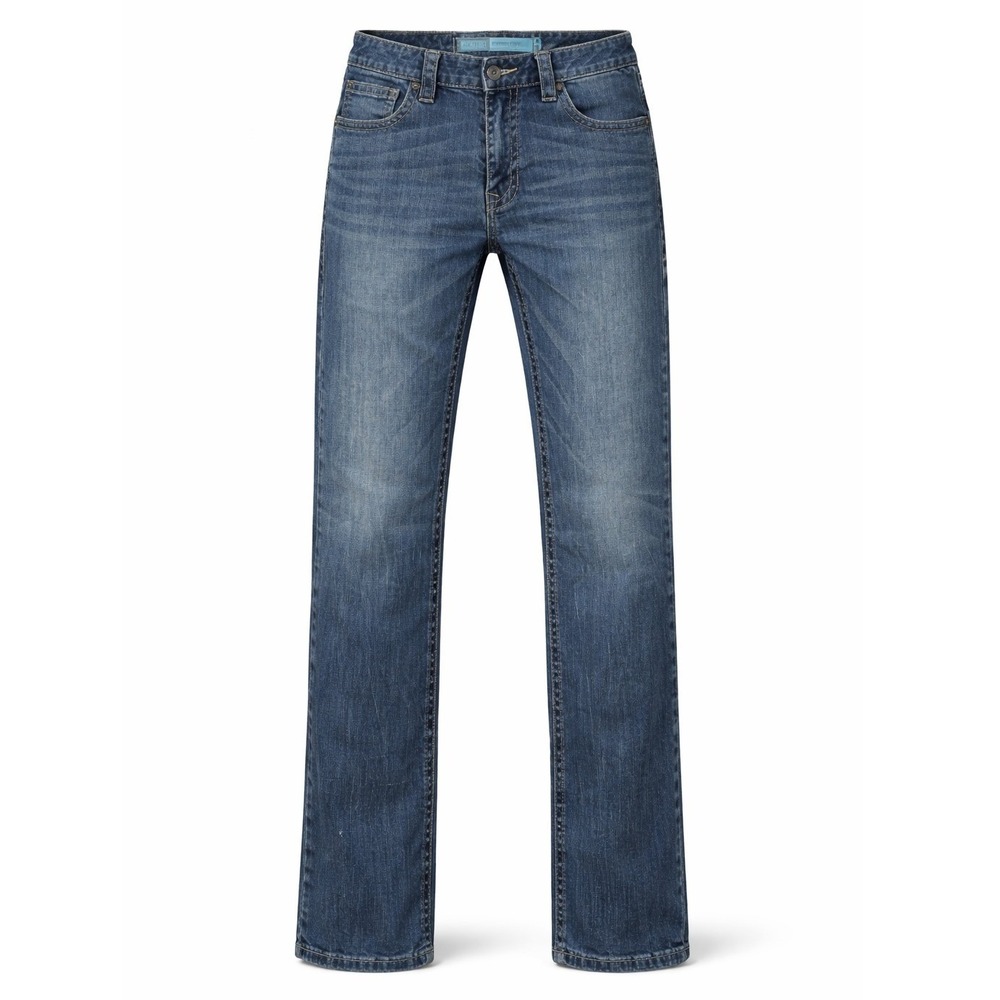Rock & Roll Denim Revolver Straight Mens 30x31 Blue Slim Straight Stretch Jeans